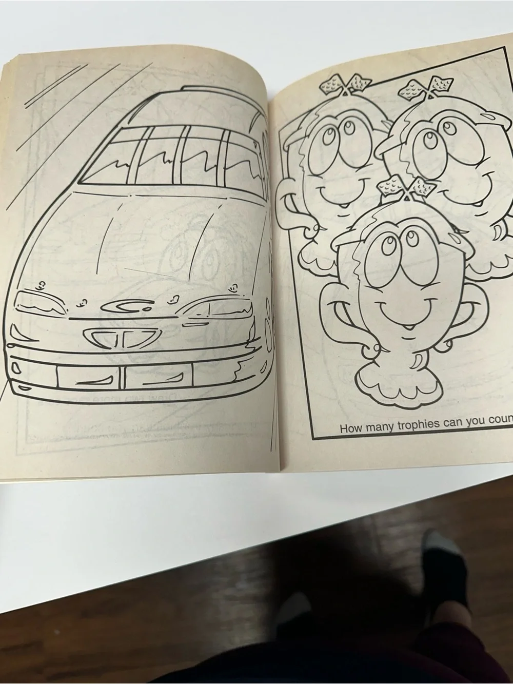 Rusty Wallace Nascar Jumbo Coloring and Activity Book from 2003